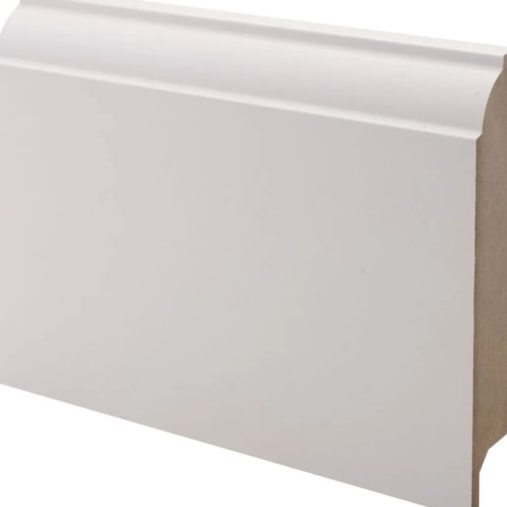 Jalkalista Koski 19x113x2750mm MDF valkoinen*Maler Online