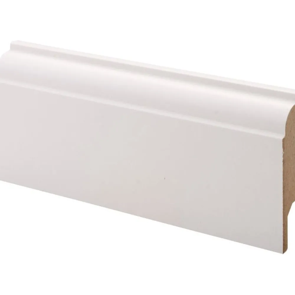Best Jalkalista Koski 16x65x2750mm MDF valkoinen Jalkalistat|Koristelistat