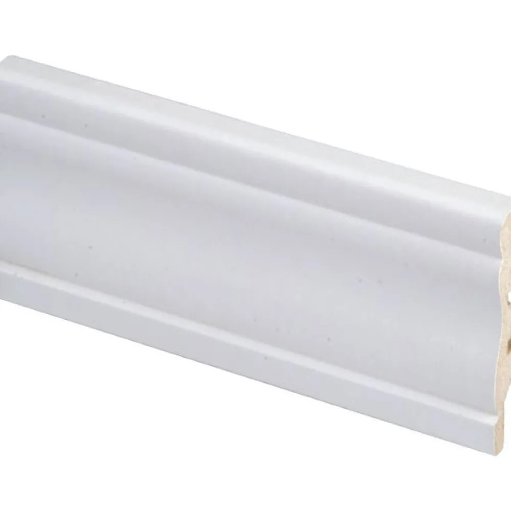 Jalkalista Kuru 12x58x2750mm MDF valkoinen*Maler Online