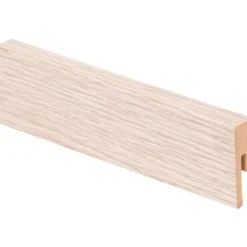 Clearance Jalkalista R2 Aava 12x42x2750mm MDF valkolakattu tammi Jalkalistat