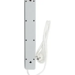 Jatkojohto 5+1+1 Kombi 2m 5-osainen + 1xUSB-A + 1xUSB-C valkoinen*Gelia