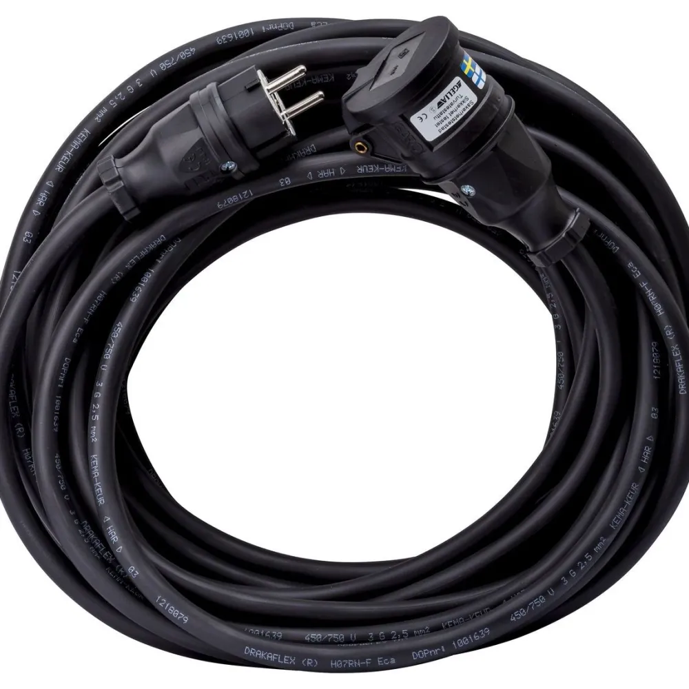 Jatkojohto 1-osainen 15m H07RN-F 3x2.5 IP44*Gelia Outlet
