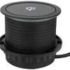 Jatkojohto Pop up 3+2+1 2m 3-osainen + 1xUSB-A + 1xUSB-C + langaton lataus musta/harmaa*Gelia Best
