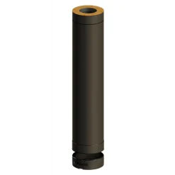 Saunan Piippu ECO, 1000 mm jatko-osa Ø115 mm, musta*Jeremias Sale