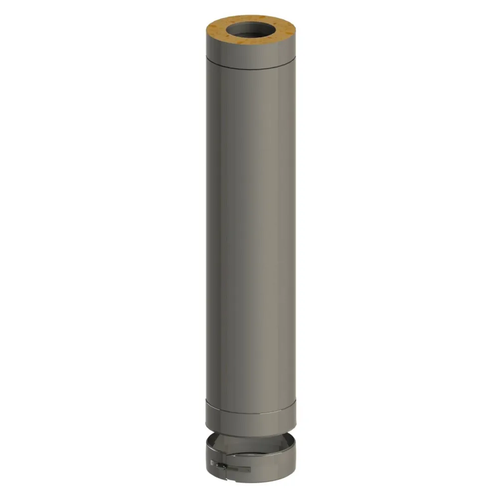 Saunan Piippu Premium, 1000 mm jatko-osa Ø115 mm, rst*Jeremias Outlet