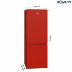 Jääkaappipakastin KG320-2R 50cm punainen Kylmälaitteet