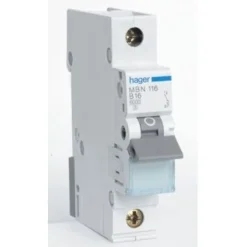 Johdonsuojakatkaisija 1-napainen C 6kA MCN104E 4A*Hager Outlet