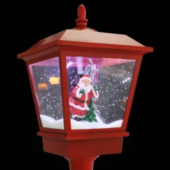 Clearance Jouluinen katuvalaisin joulupukilla, 180cm, LED Jouluvalot Ja Koristevalot