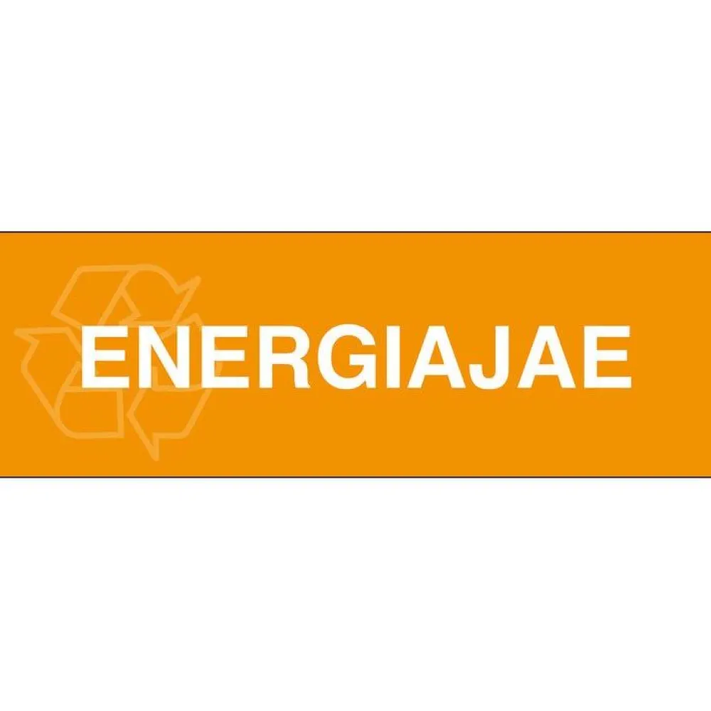 Jäteastian merkintätarra "Energiajae"*Suomen Turvakauppa Hot