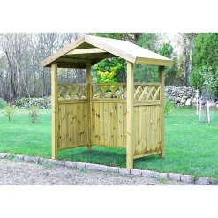 Jätekatos Lux Tupla harjakatto, 600l tai 2x240l astialle, eri värejä*Tammiston puu Hot
