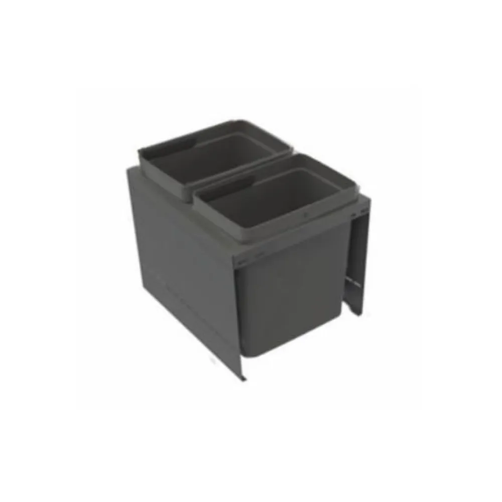 Jätelajittelujärjestelmä Cube Compact M40 2x10L tummanharmaa*IMA New