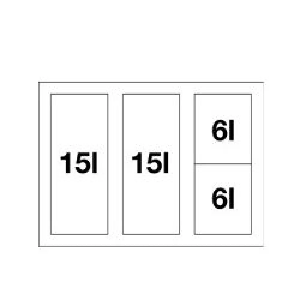 Jätevaunu Select II 60/4*Blanco Outlet