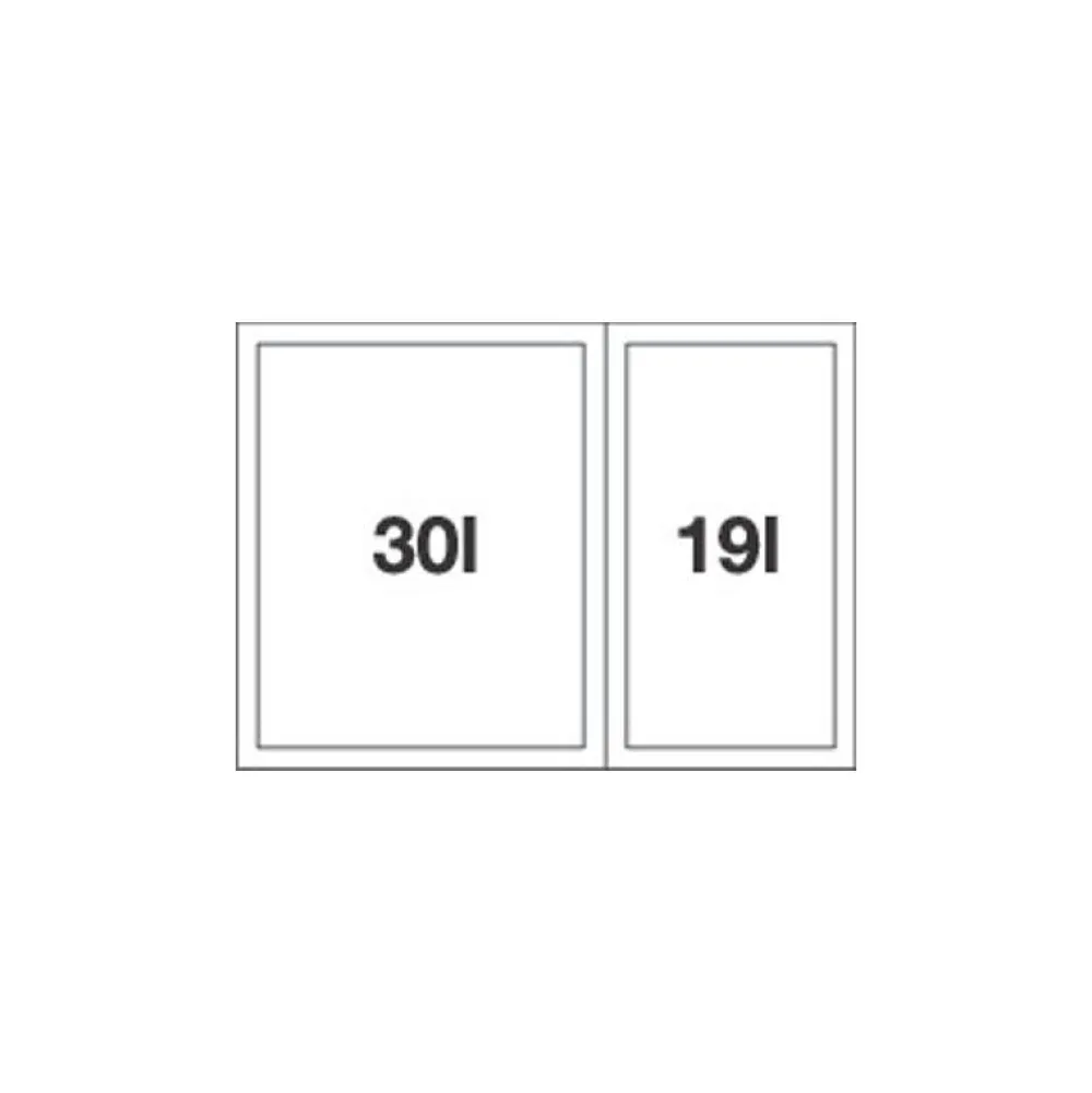 Jätevaunu Select II 60/2 Orga*Blanco Outlet