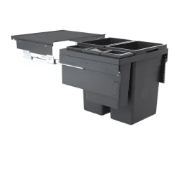 Clearance Jätevaunu EURO CARGO 60cm 2x38 + 1x12 + 1x2,5 l Jätejärjestelmät