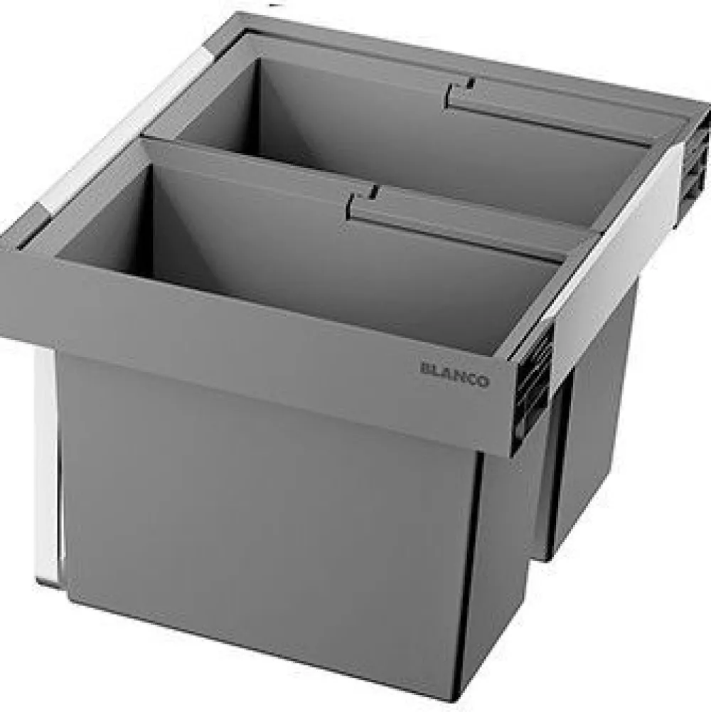 Jäteyksikkö Flexon II Low 60/2, 1x19L + 1x30L, harmaa*Blanco Discount