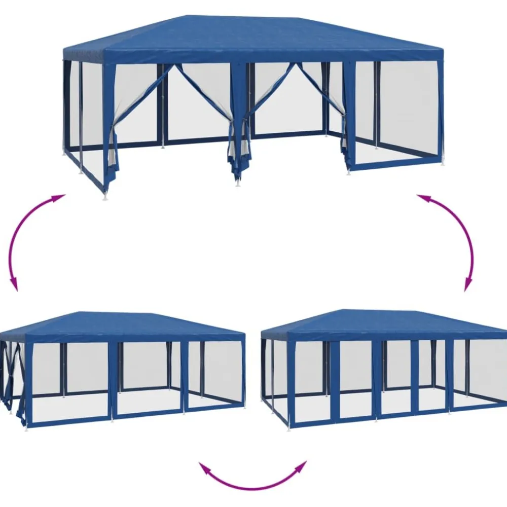 New Juhlateltta verkkosivuseinillä, HDPE, eri kokoja ja värejä (02196) Paviljongit|Paviljongit