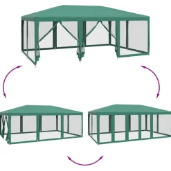 New Juhlateltta verkkosivuseinillä, HDPE, eri kokoja ja värejä (02196) Paviljongit|Paviljongit