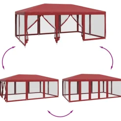 New Juhlateltta verkkosivuseinillä, HDPE, eri kokoja ja värejä (02196) Paviljongit|Paviljongit