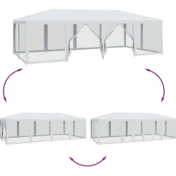 New Juhlateltta verkkosivuseinillä, HDPE, eri kokoja ja värejä (02196) Paviljongit|Paviljongit