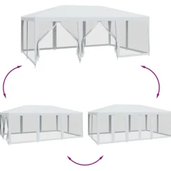 New Juhlateltta verkkosivuseinillä, HDPE, eri kokoja ja värejä (02196) Paviljongit|Paviljongit