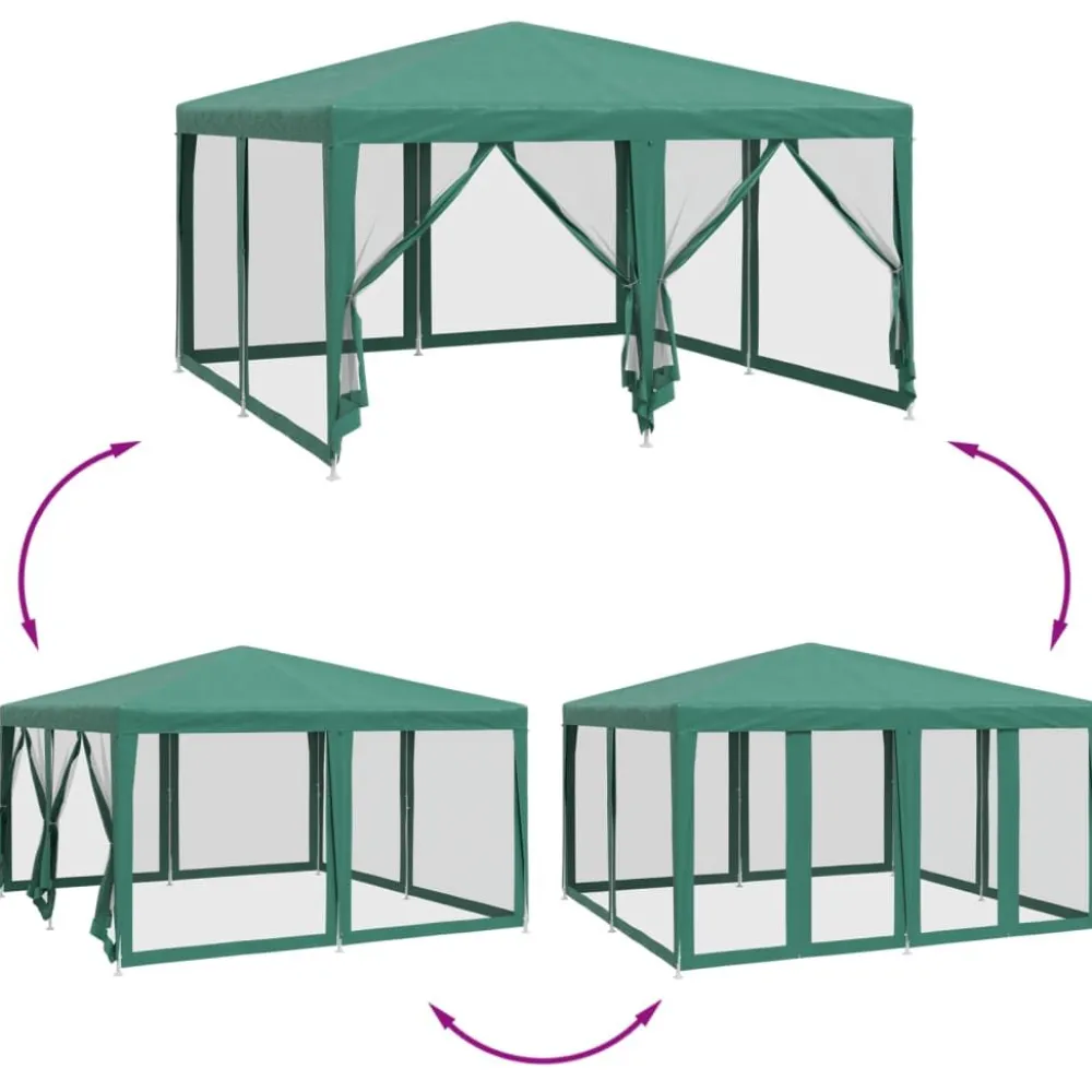 New Juhlateltta verkkosivuseinillä, HDPE, eri kokoja ja värejä (02196) Paviljongit|Paviljongit