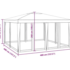New Juhlateltta verkkosivuseinillä, HDPE, eri kokoja ja värejä (02196) Paviljongit|Paviljongit