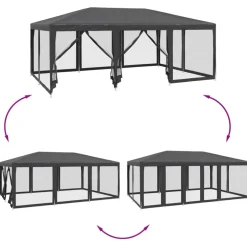New Juhlateltta verkkosivuseinillä, HDPE, eri kokoja ja värejä (02196) Paviljongit|Paviljongit
