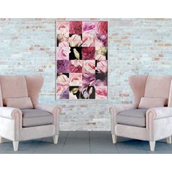Sale Juliste Floral Collage kehyksillä eri kokoja Taulut Ja Kehykset