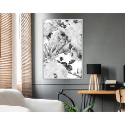 Hot Juliste Monochrome Flowers kehyksillä eri kokoja Taulut Ja Kehykset
