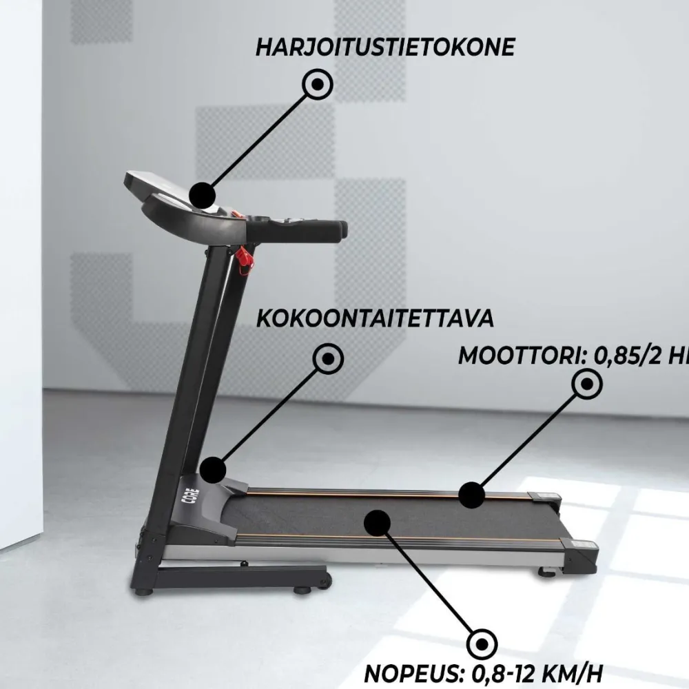 Sale Juoksumatto V2 12km/h taitettava Juoksumatot