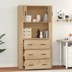 Kaappi 25 tekninen puu tammi*FinePRICE Online