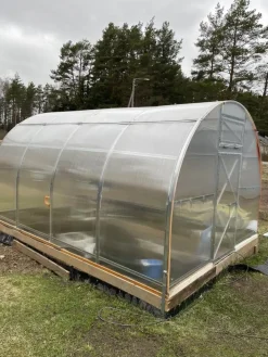 Outlet Kaarikasvihuone Kerttu 3x4 m Kaarikasvihuoneet|Kasvihuoneet Kennolevyllä