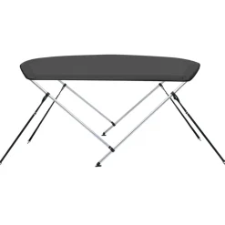2-kaarinen bimini-kate, antrasiitti 180x130x110 cm*FinePRICE Outlet