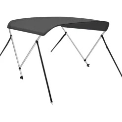 2-kaarinen bimini-kate, antrasiitti 180x130x110 cm*FinePRICE Outlet
