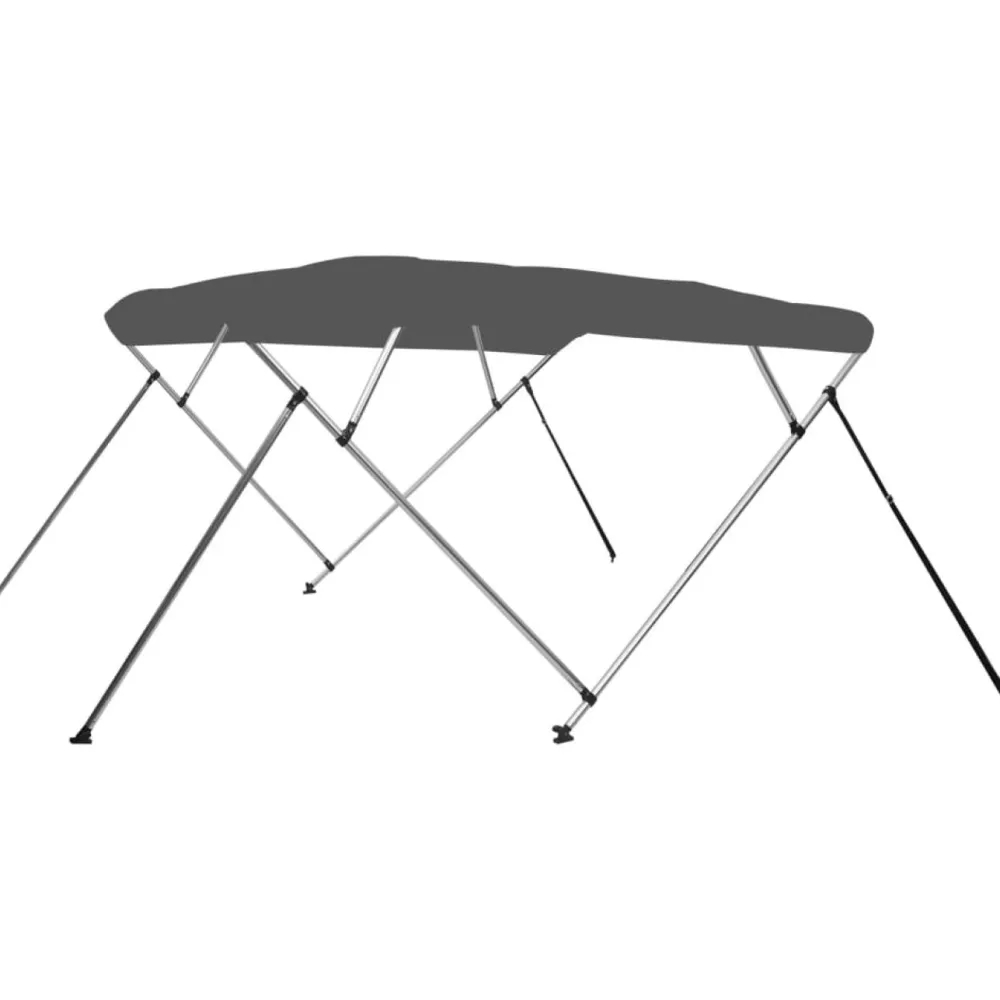 4-kaarinen bimini-kate, antrasiitti 243x210x137 cm*FinePRICE Hot