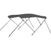 Clearance 3-kaarinen bimini-kate, antrasiitti 183x180x137 cm Veneily