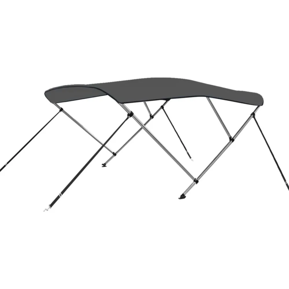 Clearance 3-kaarinen bimini-kate, antrasiitti 183x180x137 cm Veneily