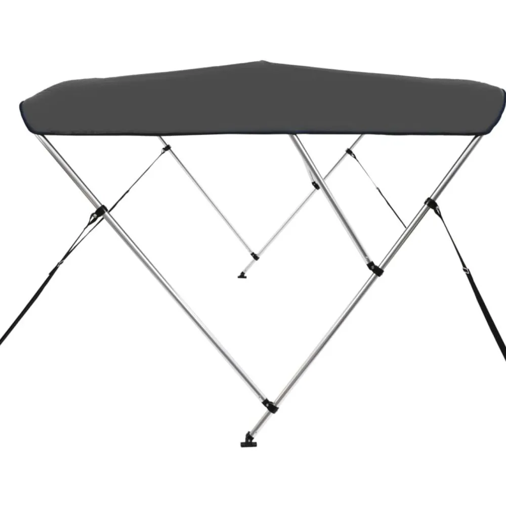 Clearance 3-kaarinen bimini-kate, antrasiitti 183x180x137 cm Veneily