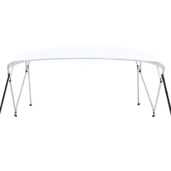 4-kaarinen bimini-kate, valkoinen 243x(230-244)x137 cm*FinePRICE Online