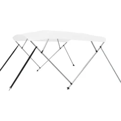Best 4-kaarinen bimini-kate valkoinen 243x180x117 cm Veneily