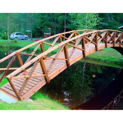 Kaarisiltaelementti T12R 1000 mm ruskea*Tammiston puu Discount