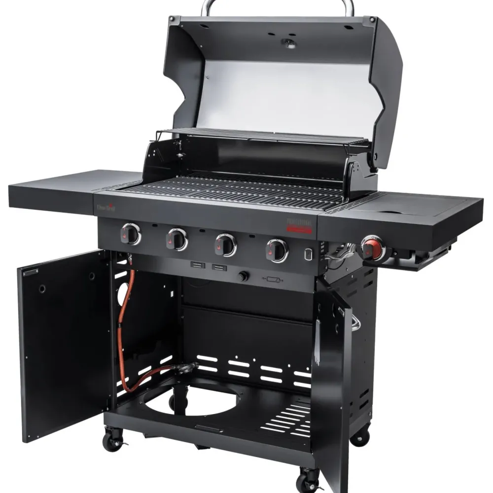 Kaasugrilli Professional Power Edition 4, 4 poltinta, pihvinpaistopoltin*Char-Broil Best