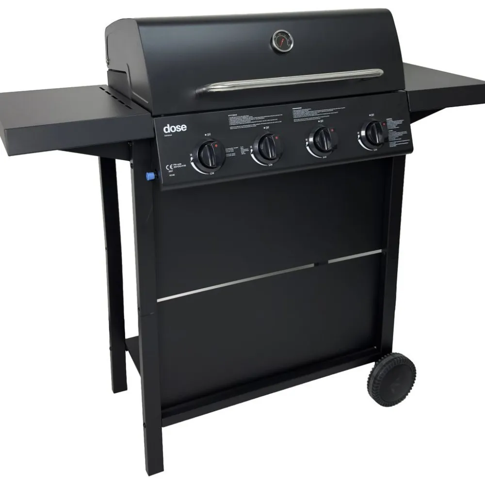 Kaasugrilli Barbeque 10140, 4 poltinta, musta*Dose Discount