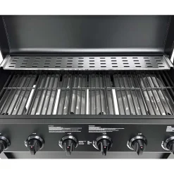 Kaasugrilli Barbeque 10141, 6 poltinta, sivukeitin, musta*Dose Sale
