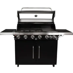 Kaasugrilli Black 6 poltinta + sivukeitin Kaasugrillit