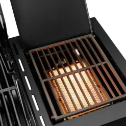 Online Kaasugrilli Rexon Cool Black MaxX 4.1, 4 poltinta, infrapunasivukeitin Kaasugrillit