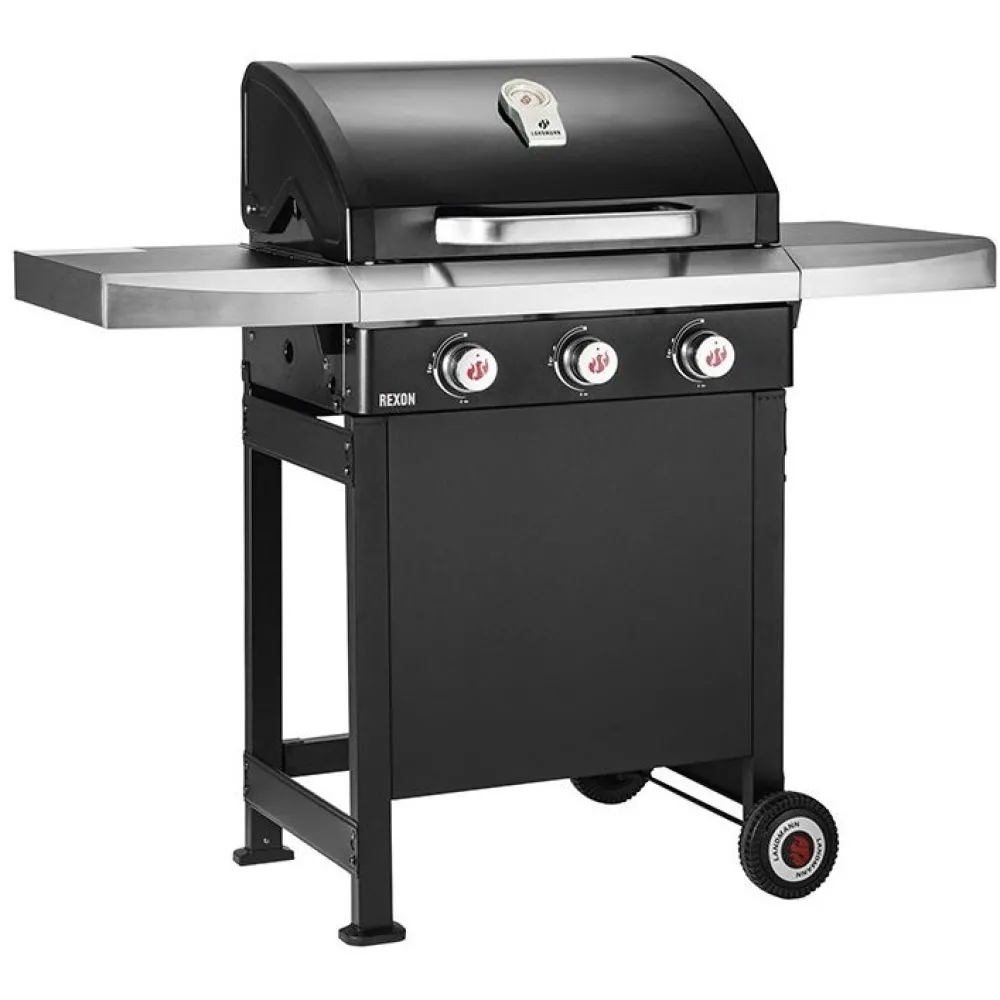 Hot Kaasugrilli Rexon 12236 3.0 Sapphire Black 3 poltinta Kaasugrillit
