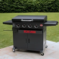 Hot Kaasugrilli/parilagrilli Char-Griller Flat Iron Premium, 4 poltinta Kaasugrillit