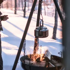 Hot Kahvipannu , ruostumaton teräs, eri kokoja Grillaustarvikkeet