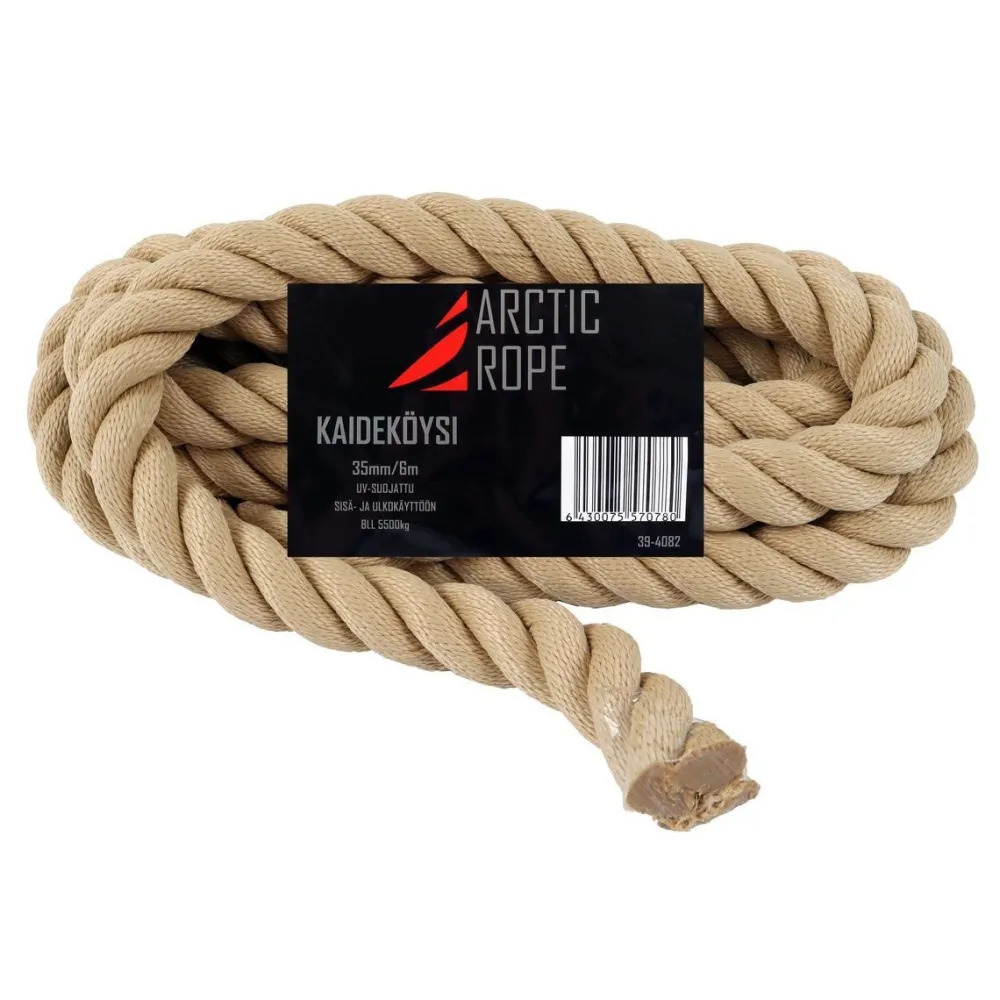 Kaideköysi Natural beige eri kokoja*Arctic Rope Hot
